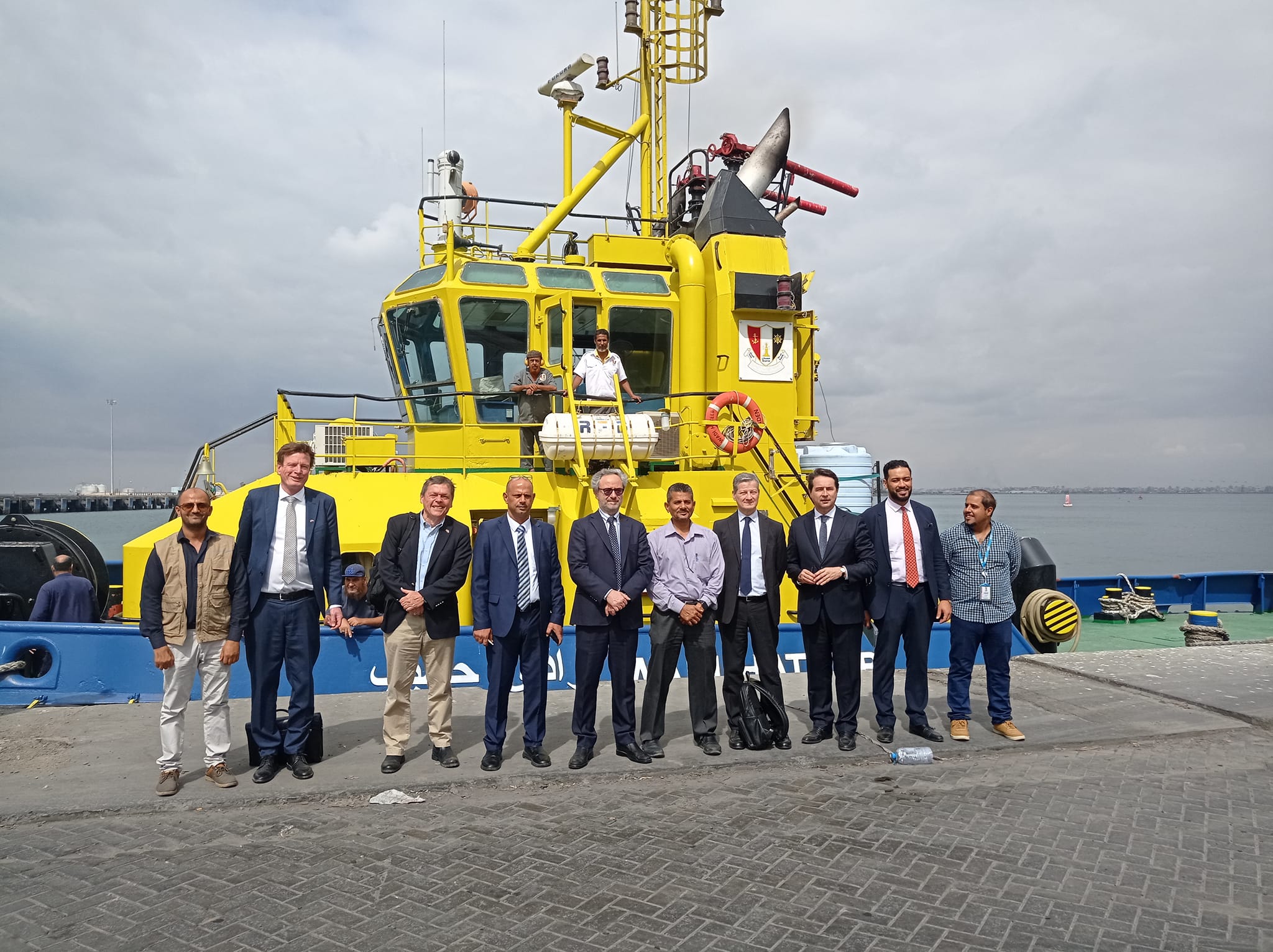 Port of Aden German diplomatic visit UNDP contribution IHMA